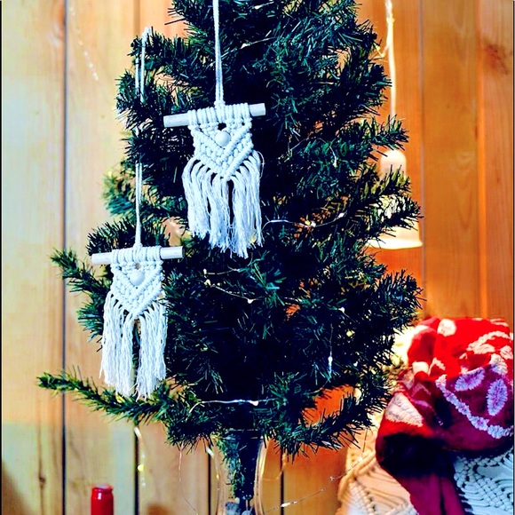 Modern »-»MaCrÄmË DeCoR«—« bOhO sTyLe | Woven Fiber Art | Multi-use Embellish - Picture 7 of 15